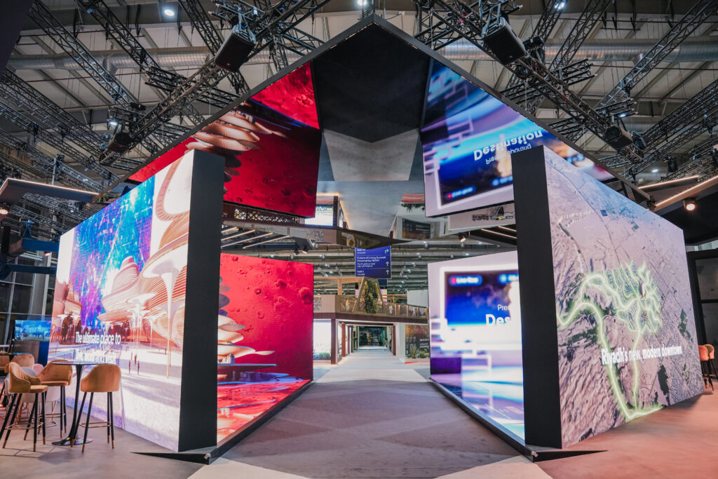 Stand d'exposition à Cityscape Global 2024